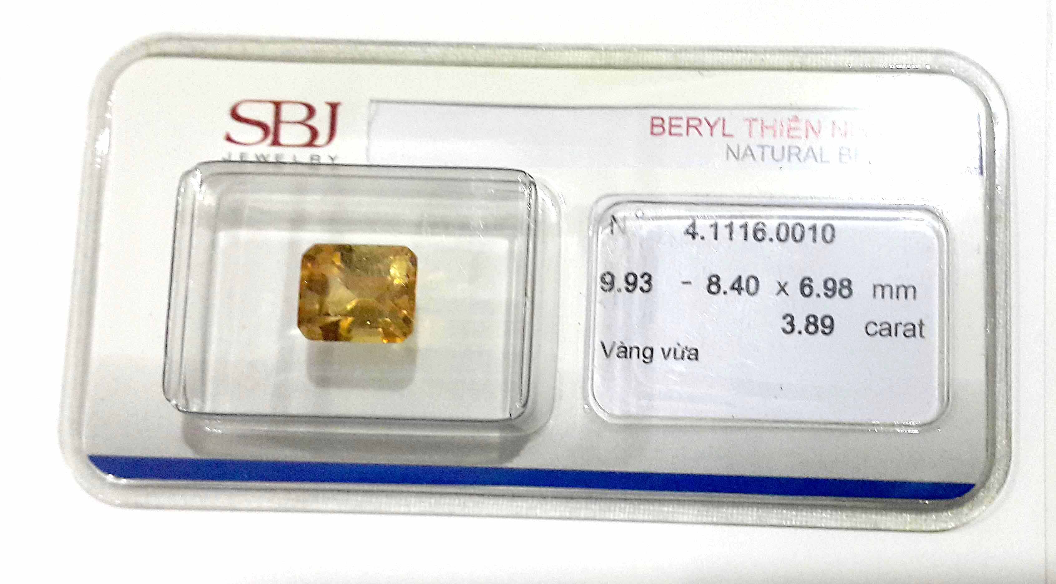 Viên Beryl 3.89ct